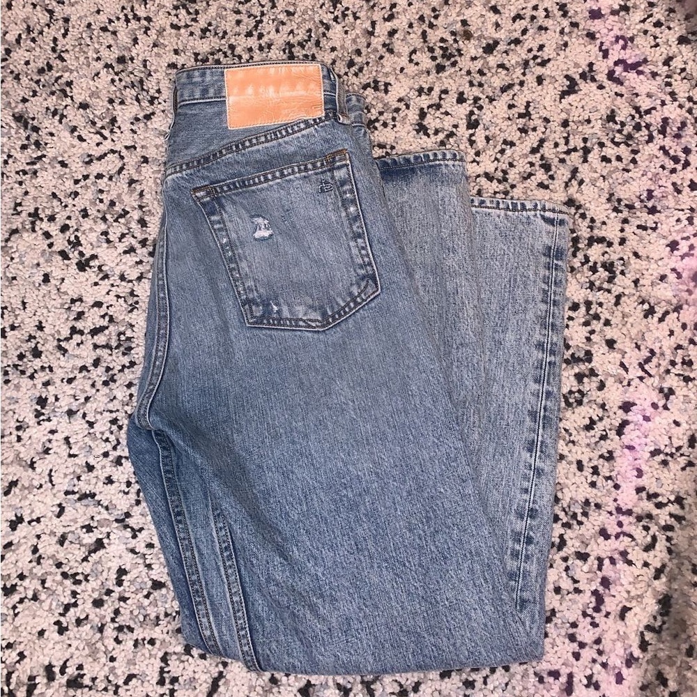 Rag & Bone Med. Wash Straight Leg Jeans